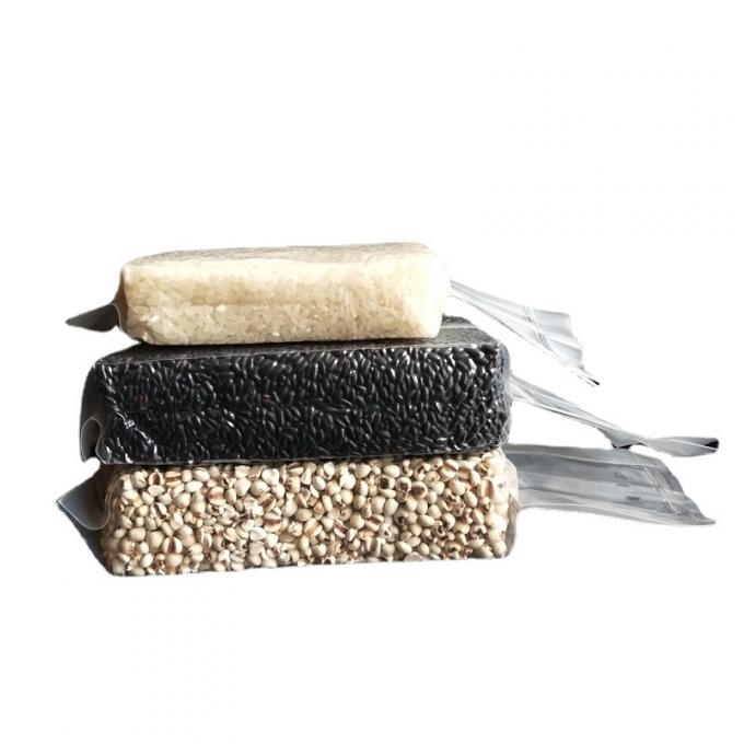 खाद्य औद्योगिक उपयोग के लिए विभिन्न अनाज प्रिंट पुनर्नवीनीकरण ऑफसेट सतह के साथ अनुकूलित पारदर्शी वैक्यूम बैग 3