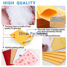 Safe and Durable Kraft Bubble Mailers for Express Shipping 3-4mm Thickness Self-sealing Closure