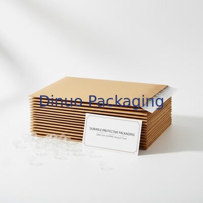 सेल्फ-सीलिंग क्राफ्ट पॉली बबल रैप्स टिकाऊ सुरक्षात्मक पैकेजिंग सामग्री, नाजुक वस्तुओं की शिपिंग और सुरक्षित डिलीवरी सुनिश्चित करने के लिए आदर्श