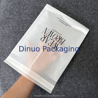 खाद्य पारभासी बायोडिग्रेडेबल वैक्स पेपर बैग चिपकने वाली पट्टी कसेट ग्लासिन लिफाफे के साथ