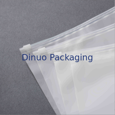 सीपीई पीई पारदर्शी फ्रॉस्टेड प्लास्टिक ज़िप लॉक बैग पुन: प्रयोज्य और धूलरोधी प्रदर्शन के साथ
