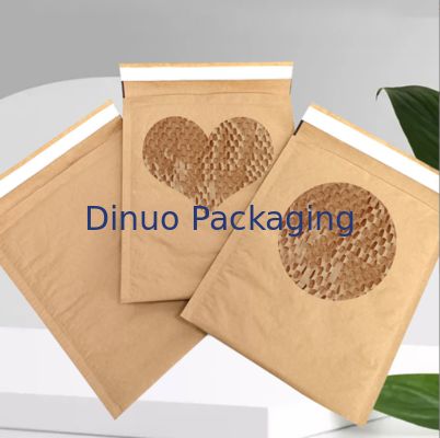 अनुकूलन योग्य शॉकप्रूफ हनीकॉम पेपर लिफाफा डाक के लिए पर्यावरण के अनुकूल पेपर बैग