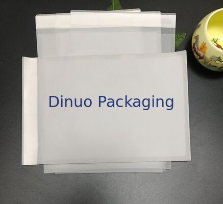 कम्पोस्टेबल ग्लासिन पेपर बैग तीन साइड सील सेल्फ सीलिंग ग्रीसप्रूफ हीट रेज़िस्टेंट क्राफ्ट और छोटे आइटम के लिए