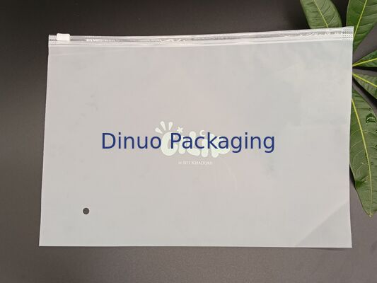 पर्यावरण के अनुकूल खाद्य-सुरक्षित पुनः प्रयोज्य सीपीई फ्रॉस्टेड ज़िपर थैला कपड़े के लिए भंडारण दस्तावेज