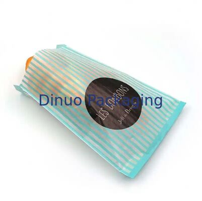 खाद्य ग्रेड बायोडिग्रेडेबल ग्लासिन पेपर बैग अनुकूलन योग्य आकार रंग बेकरी खाद्य पैकेजिंग