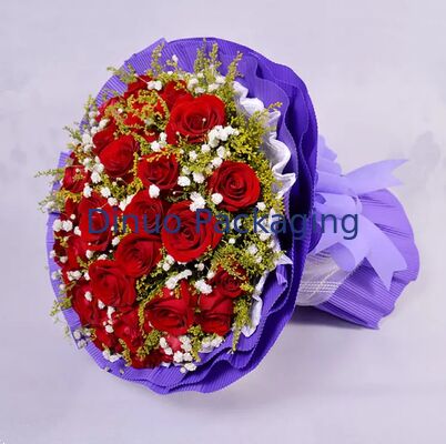 फूलों के लिए विभिन्न रंगों का फूलवाला स्ट्रिप पेपर रोल सॉफ्ट स्ट्रिप क्राफ्ट पेपर फूलों के लिए उपहार पैकेजिंग