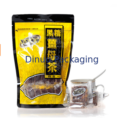 Resealable लॉक कस्टम मुद्रित पाउच, प्लास्टिक खाद्य पैकेजिंग बैग खड़े हो जाओ