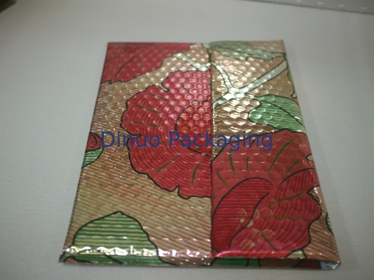 रंगीन मुद्रित धातुई बुलबुला अटे बैग का आकार 1 / 7.25 "X12" अवकाश बुलबुला मेलर