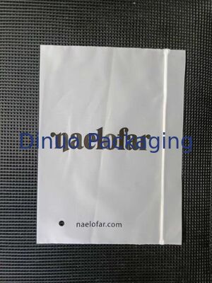 छोटी वस्तुओं के लिए टिकाऊ पर्यावरण के अनुकूल अपघटनीय हड्डी ज़िपर बैग